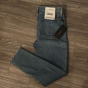 Rag & Bone Cate Mid-Rise Ankle Skinny Jeans